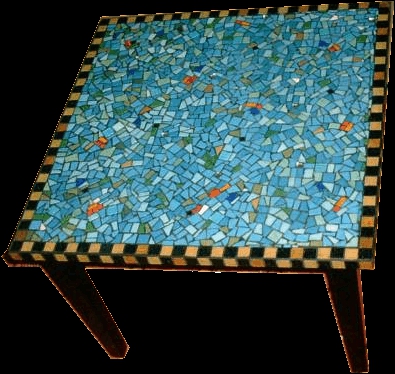 Mosaiktisch aus Murano Glas